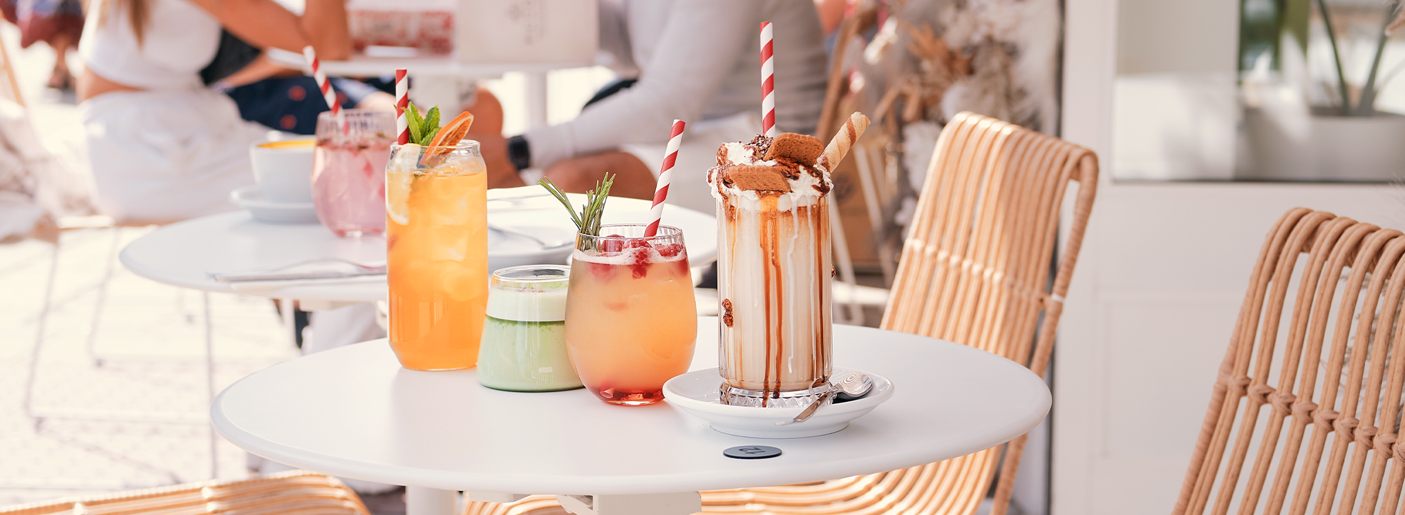 Piccolo Bianco — striped awnings and pavement seating on Beckenham High Street